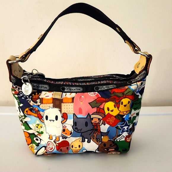 LeSportsac X Tokidoki Dual Compartment Nylon Pouch - Picture 1 of 14